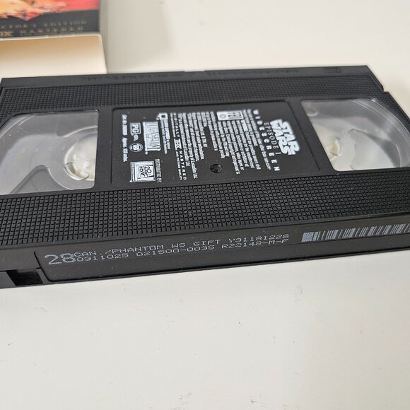 STAR WARS The Phantom Menace Widescreen Collectors Edition VHS The Art of Book - Picture 7 of 12
